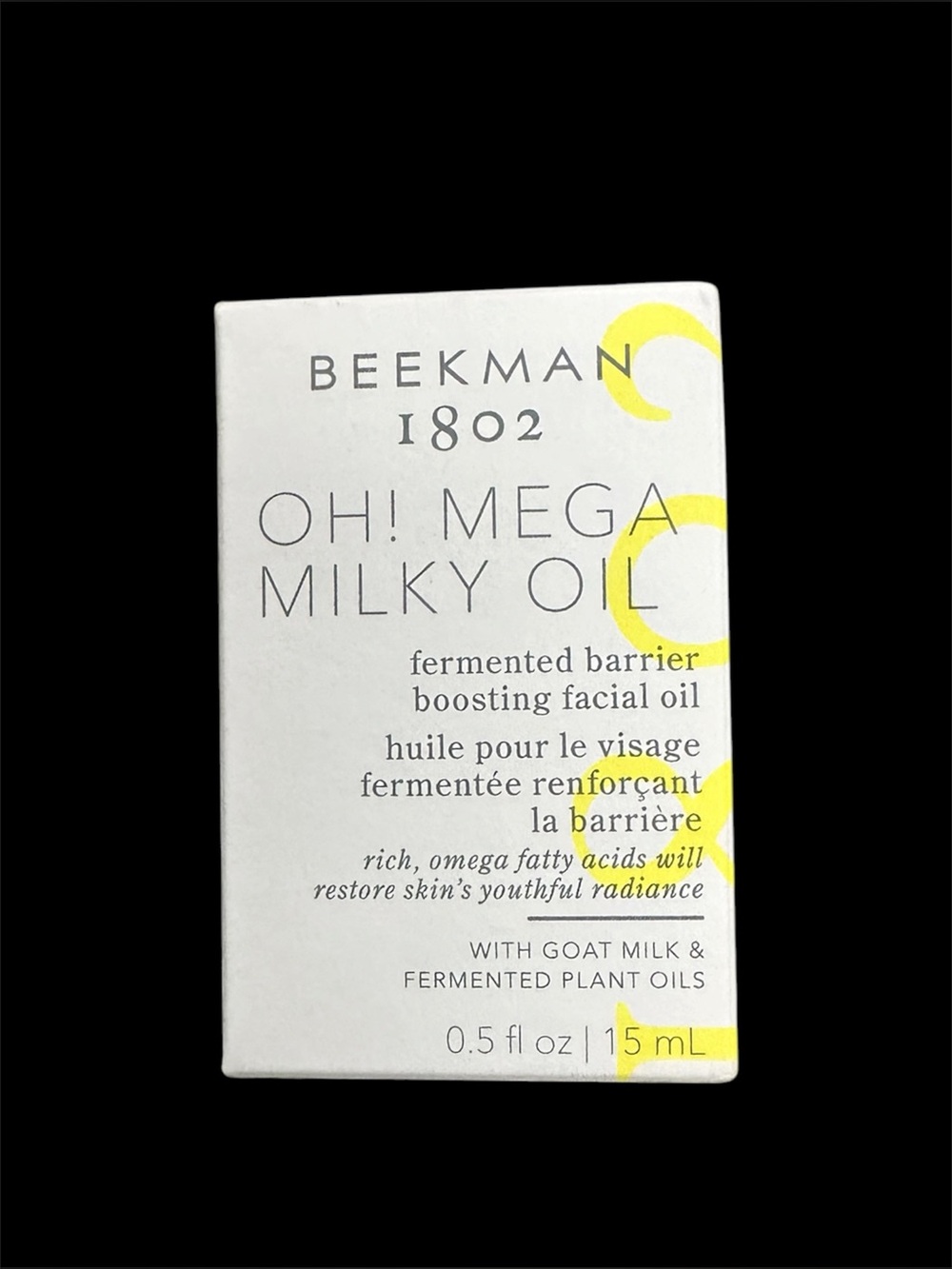 Beekman 1802 Oh! Mega Milky Oil - Fermented Facial Oil 0.5 Oz